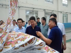 區高質量發展觀摩團到公司現場觀摩